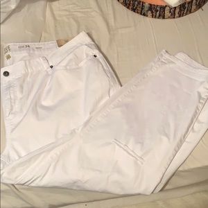 White Distressed Jeans